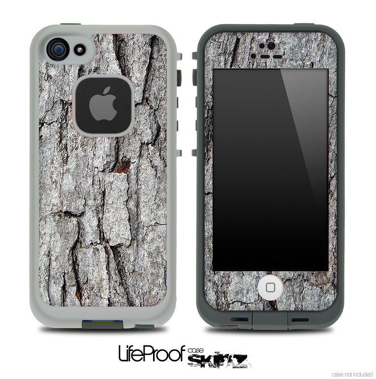 Light Tree Bark Skin for the iPhone 5 or 4/4s LifeProof Case