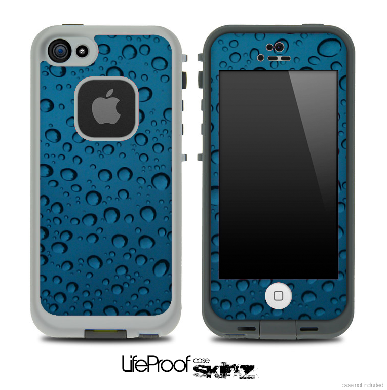 Blue Condensation Skin for the iPhone 5 or 4/4s LifeProof Case