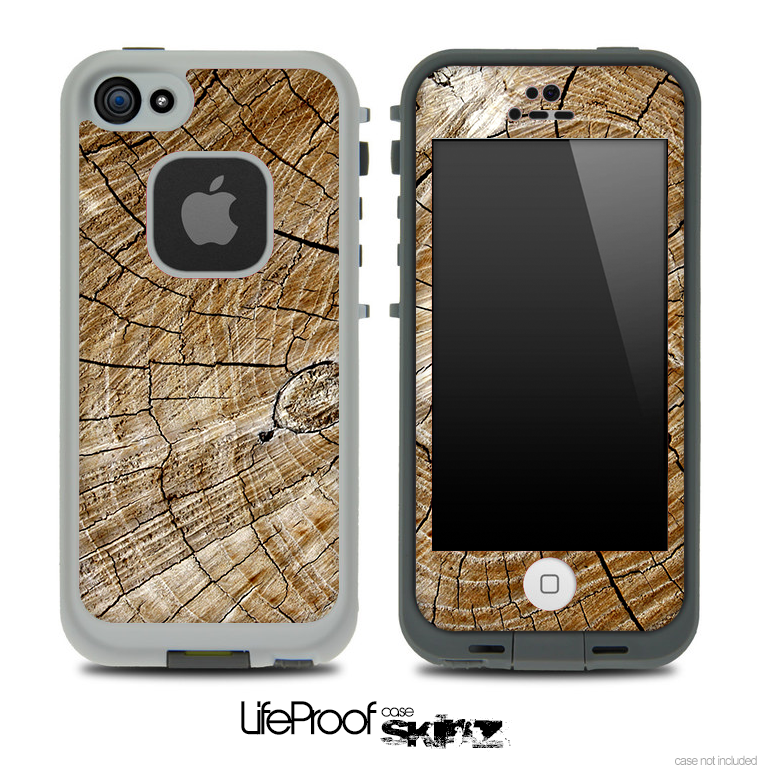 Cracked Wood Knot Skin for the iPhone 5 or 4/4s LifeProof Case