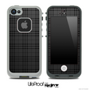 Dark Plaid Skin for the iPhone 5 or 4/4s LifeProof Case
