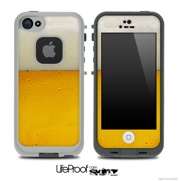 Cold Beer Skin for the iPhone 5 or 4/4s LifeProof Case