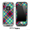 Green & Pink Plaid Skin for the iPhone 5 or 4/4s LifeProof Case