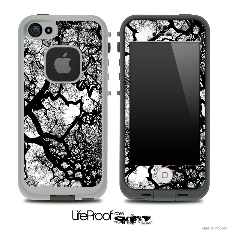 Oak Tree Greyscale Skin for the iPhone 5 or 4/4s LifeProof Case