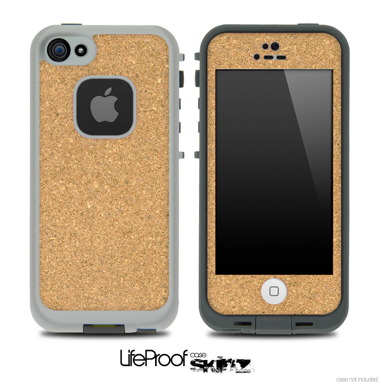 Cork Board Skin for the iPhone 5 or 4/4s LifeProof Case