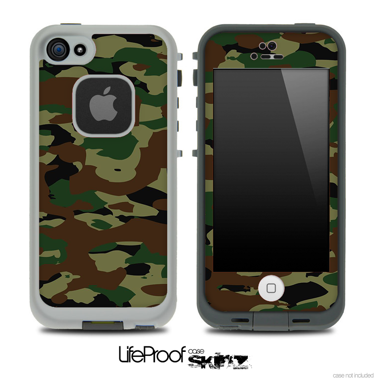 Traditional Camouflage Skin for the iPhone 5 or 4/4s LifeProof Case
