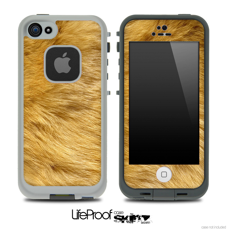 Furry Animal Skin for the iPhone 5 or 4/4s LifeProof Case