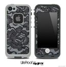 Black Laced Skin for the iPhone 5 or 4/4s LifeProof Case
