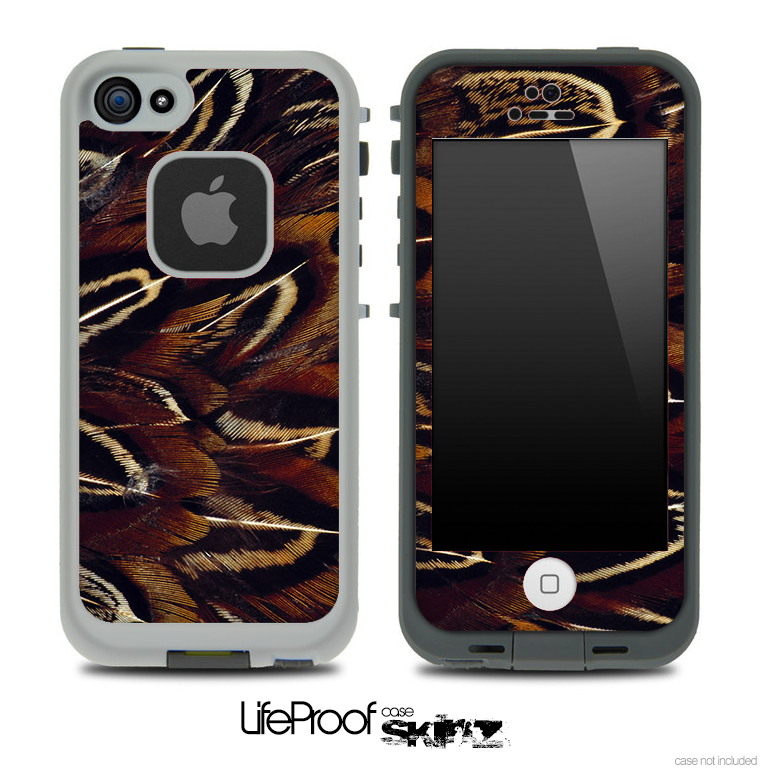 Peacock Feathers V4 Skin for the iPhone 5 or 4/4s LifeProof Case