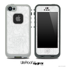 Sketch Doodle Skin for the iPhone 5 or 4/4s LifeProof Case