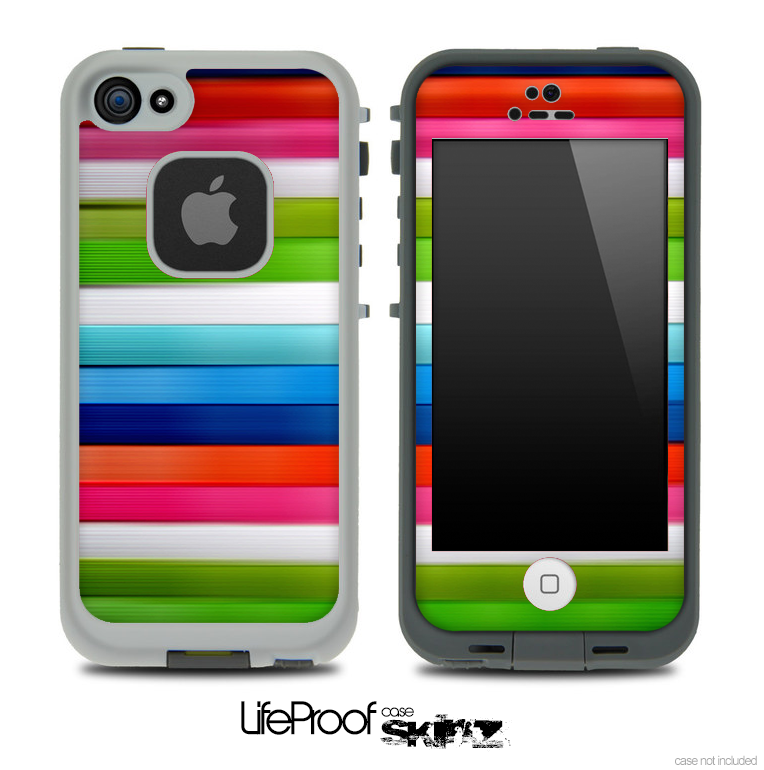 Color Bar Skin for the iPhone 5 or 4/4s LifeProof Case