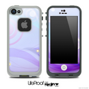 Abstract Purple Swirls Skin for the iPhone 5 or 4/4s LifeProof Case