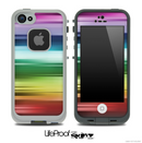 Neon Horizontal Colors Skin for the iPhone 5 or 4/4s LifeProof Case