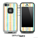 Vintage Stripes and Circles Skin for the iPhone 5 or 4/4s LifeProof Case
