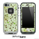Vintage Green Spots Pattern Skin for the iPhone 5 or 4/4s LifeProof Case
