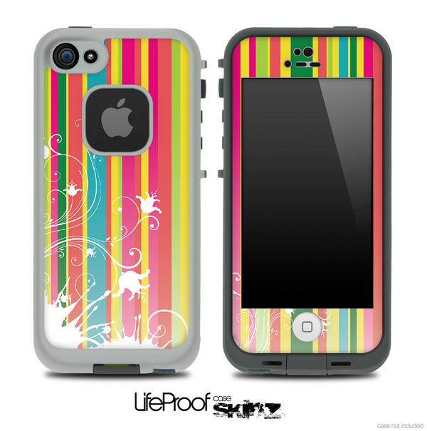 Abstract Striped Skin for the iPhone 5 or 4/4s LifeProof Case