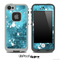 Splattered Blue & White Skin for the iPhone 5 or 4/4s LifeProof Case