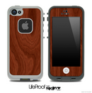 Elegant Wood Grain Skin for the iPhone 5 or 4/4s LifeProof Case