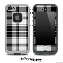 Black & White Plaid Skin for the iPhone 5 or 4/4s LifeProof Case