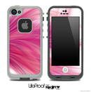 Pink Flowing Artistic Skin for the iPhone 5 or 4/4s LifeProof Case