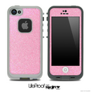 Pink Fabric Skin for the iPhone 5 or 4/4s LifeProof Case