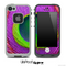 Purple Peacock Feather Skin for the iPhone 5 or 4/4s LifeProof Case