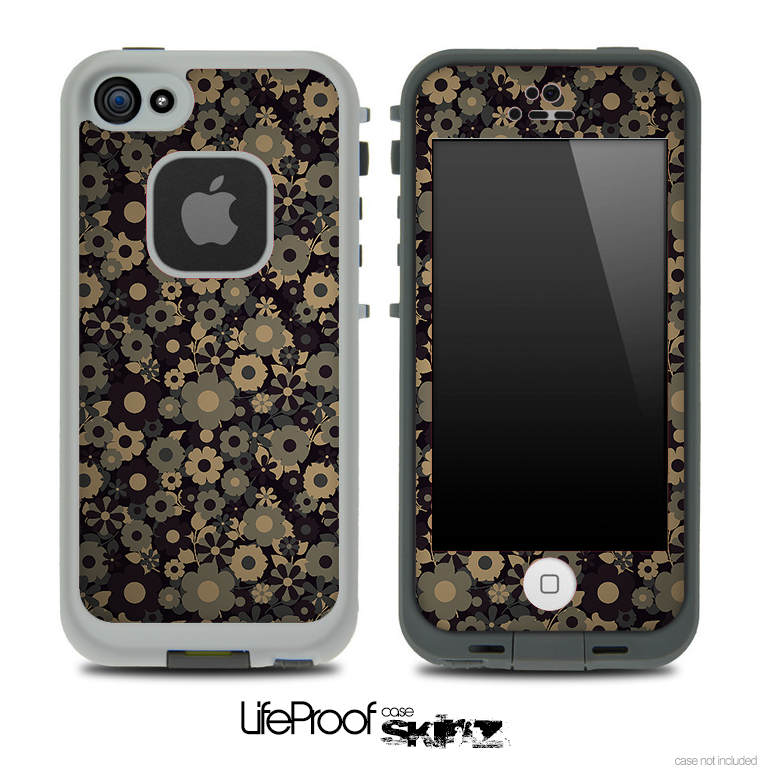 Flower Camo Skin for the iPhone 5 or 4/4s LifeProof Case