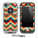 Colorful Abstract Chevron Pattern Skin for the iPhone 5 or 4/4s LifeProof Case