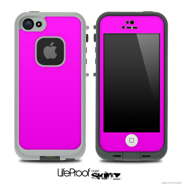 Solid Hot Pink Skin for the iPhone 5 or 4/4s LifeProof Case
