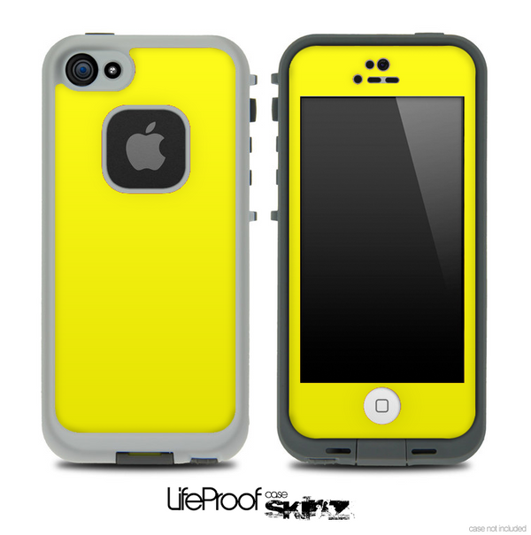 Solid Yellow Skin for the iPhone 5 or 4/4s LifeProof Case