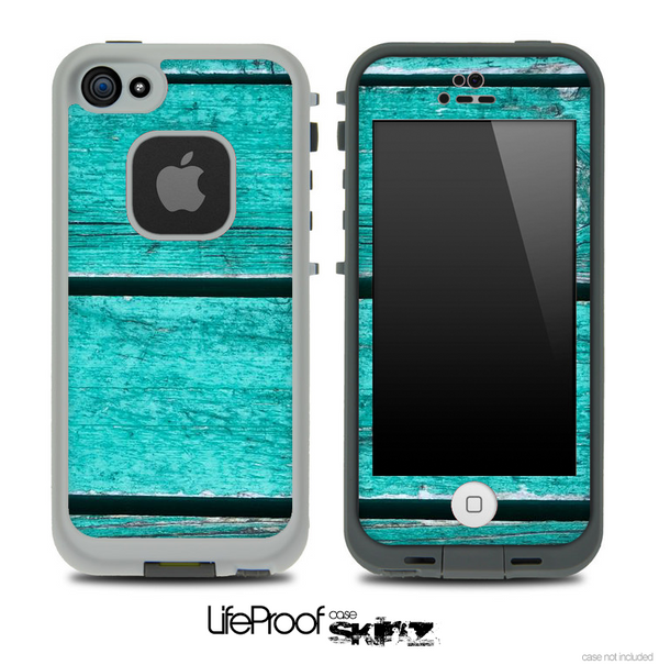 Trendy Green Wood V4 Skin for the iPhone 5 or 4/4s LifeProof Case