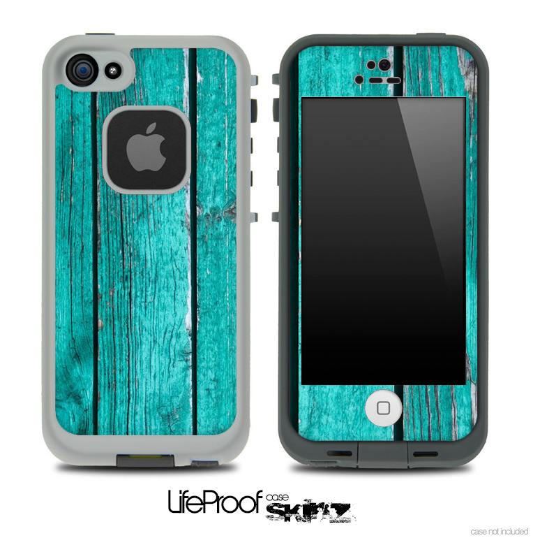 Trendy Green Wood V2 Skin for the iPhone 5 or 4/4s LifeProof Case