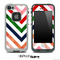 Colorful Vintage V2 Chevron Skin for the iPhone 5 or 4/4s LifeProof Case
