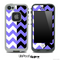 Two Toned Chevron Pattern Light Purple Skin for the iPhone 5 or 4/4s LifeProof Case