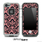 Delicate Pattern Black and Subtle Pink Skin for the iPhone 5 or 4/4s LifeProof Case
