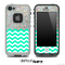 Mixed Colorful Dotted and Trendy Green Chevron Pattern Skin for the iPhone 5 or 4/4s LifeProof Case