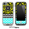 Mirrored Lace Yellow V2 Chevron Pattern Skin for the iPhone 5 or 4/4s LifeProof Case