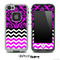 Mirrored Lace Hot Pink V2 Chevron Pattern Skin for the iPhone 5 or 4/4s LifeProof Case