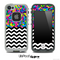 Mixed Neon Sprinkles and Chevron Pattern Skin for the iPhone 5 or 4/4s LifeProof Case