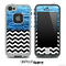 Mixed Rough Water and Chevron Pattern Skin for the iPhone 5 or 4/4s LifeProof Case
