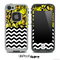 Mixed Yellow Butterfly Bundle and Chevron Pattern Skin for the iPhone 5 or 4/4s LifeProof Case