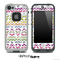White and Colorful Chevron Anchor Collage Skin for the iPhone 5 or 4/4s LifeProof Case