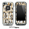 White and Real Cheetah Print Anchor Collage Skin for the iPhone 5 or 4/4s LifeProof Case