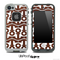 White and Dark Brown Wood Anchor Collage Skin for the iPhone 5 or 4/4s LifeProof Case