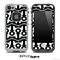 White and Black Anchor Collage Skin for the iPhone 5 or 4/4s LifeProof Case