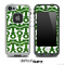 White and Green Turf Anchor Collage Skin for the iPhone 5 or 4/4s LifeProof Case
