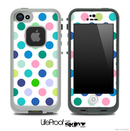 Color-Bright V1 Polka Dot Pattern Skin for the iPhone 5 or 4/4s LifeProof Case
