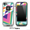 Fun Colored Pyramid Mix Chevron Skin for the iPhone 5 or 4/4s LifeProof Case