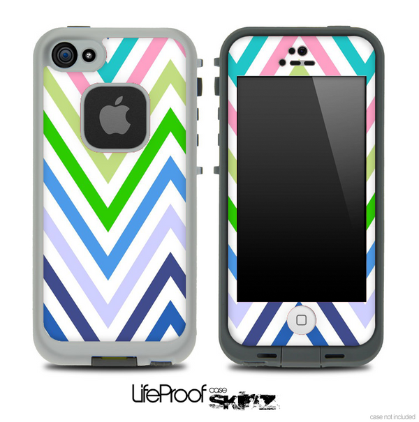 Color-Bright V7 Chevron Pattern Skin for the iPhone 5 or 4/4s LifeProof Case