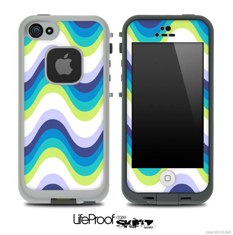 Color-Bright V5 Chevron Pattern Skin for the iPhone 5 or 4/4s LifeProof Case