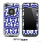 White and Blue Collage Skin for the iPhone 5 or 4/4s LifeProof Case
